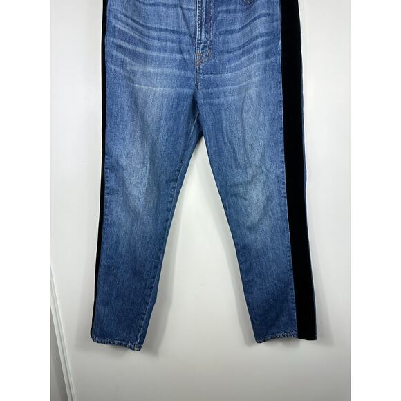 Madewell Blue Straight Leg Jeans - Picture 5 of 14